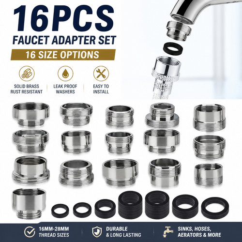 16pcs faucet aerator adapter - 16pcs,