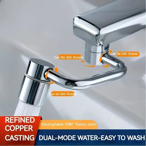 1pc 1080 swivel stainless - 1080°,