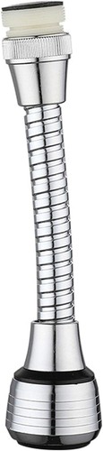 Silver stainless steel faucet - stainless,